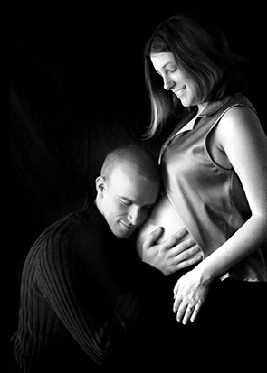 Pregnant woman with husband 