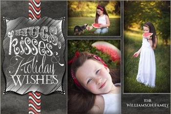 chalkboard hugs kisses