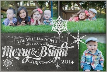 chalkboard merry bright