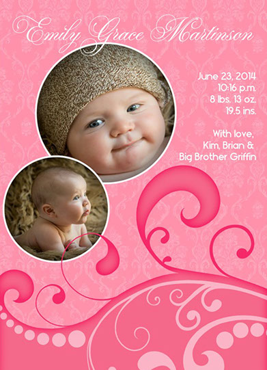 damask swirls 5x7 back