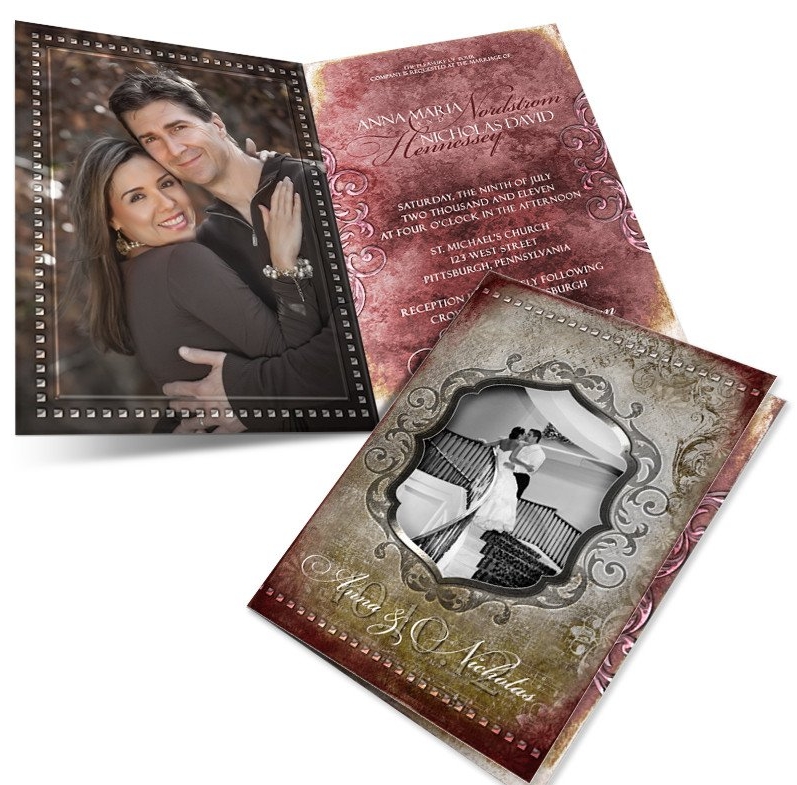 engraved elegance folded