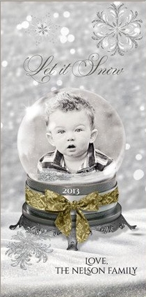 snow globe let it snow